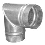 CODO DE LAMINA GALV 102 X 90