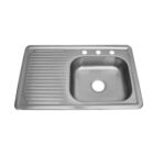 TARJA A INOX 80CMS IZQ