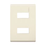 PLACA MODUS 2V MARFIL E5N2R