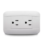 CONTAC DUPLEX VETO C/PLACA  BL PLA35352